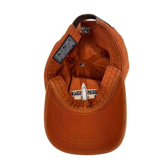 Surf Gear snapback ball cap Burnt Orange - Picture 6 of 7